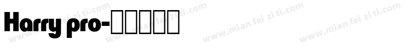 Harry pro字体转换